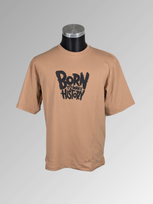 Born To Make History Drop Shoulder T-Shirt তারকা টি-শার্ট