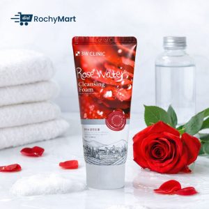 3w Clinic Rose Water Cleansing Foam 100ml
