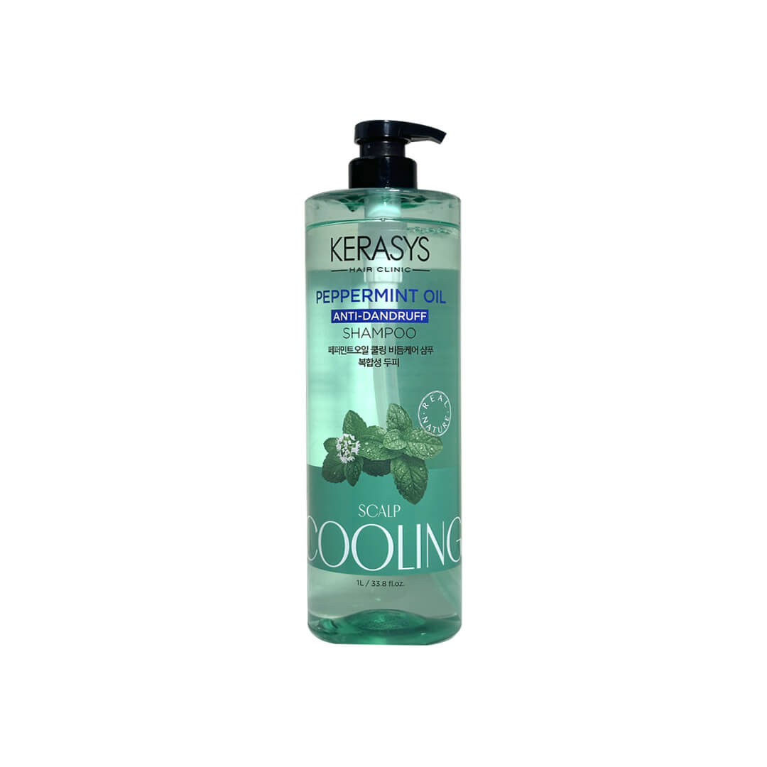 Kerasys Peppermint Oil Scalp Cooling Anti-Dandruff Shampoo 1 Liter